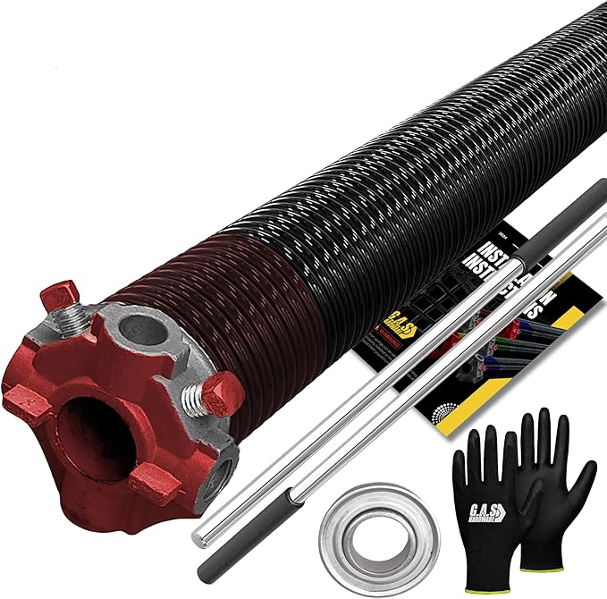 Garage Door Torsion Spring 234x1.75x33 Includes 1” Steel Bearing, Non-Slip by GASHardware