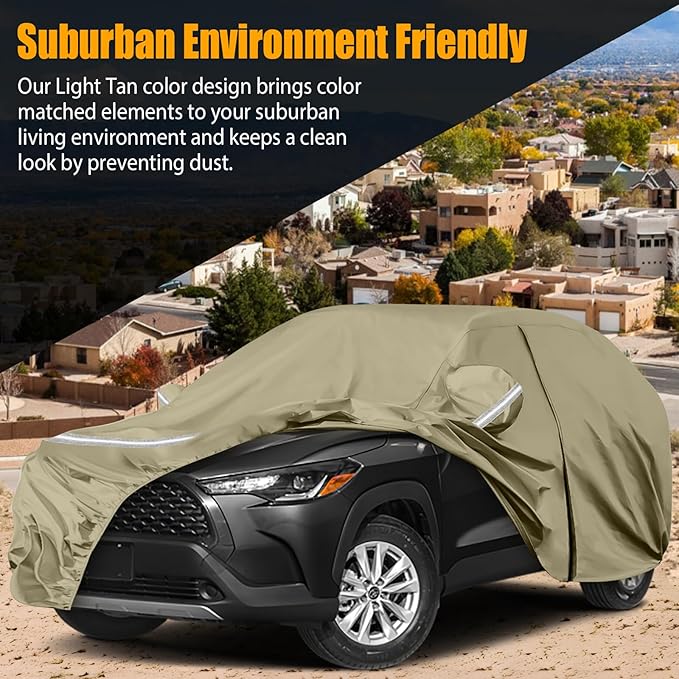 Waterproof Car Covers Replace for 2019-2025 Toyota Corolla Cross, Windproof - Image 6