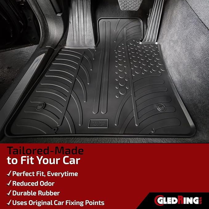 GledringUSA Custom Fit All-Weather Rubber Floor Mats Intended - Image 3