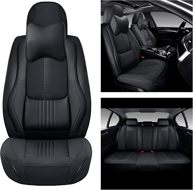 Car Seat Covers Full Set, Front and Rear Seat Covers - Image 2