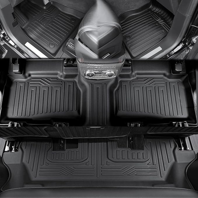 Floor Mats for 2020-2024 2025 Ford Explorer, All Weather TPE Floor Mat Cargo - Image 2