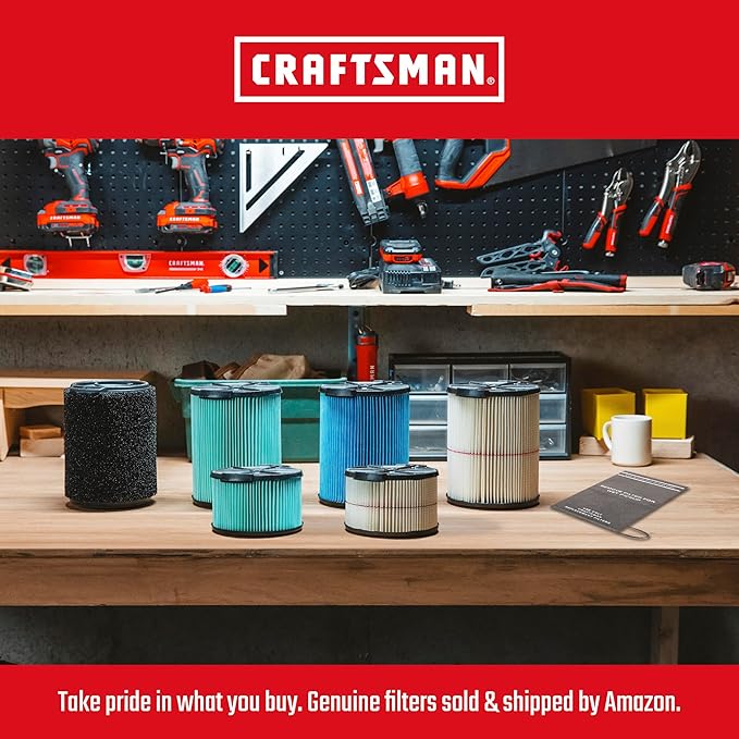 CRAFTSMAN CMXEVBE17595 16 Gal. 6.5 Peak HP Wet/Dry Shop Vacuum - Image 6