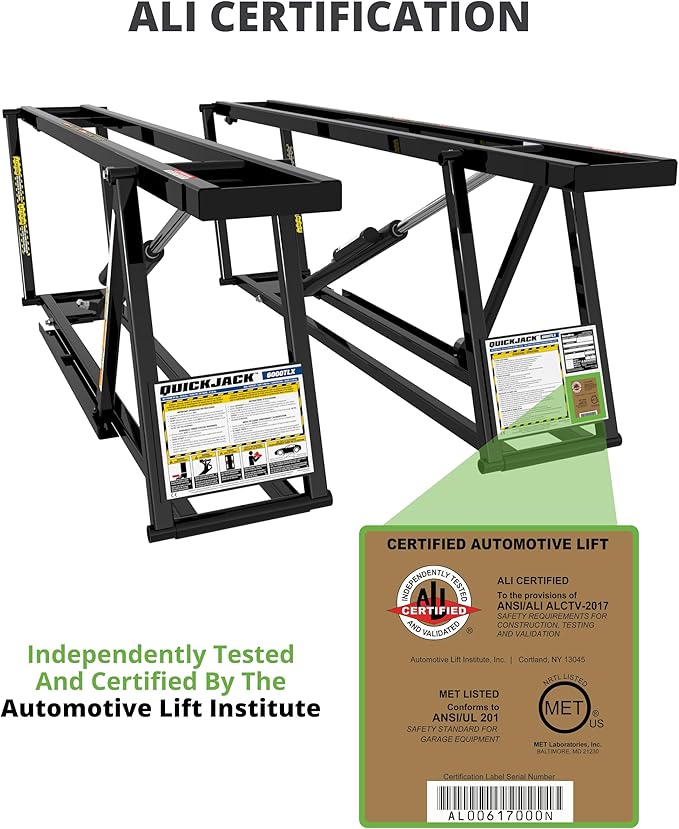 QuickJack 8000TLX Portable Car Lift - Image 2