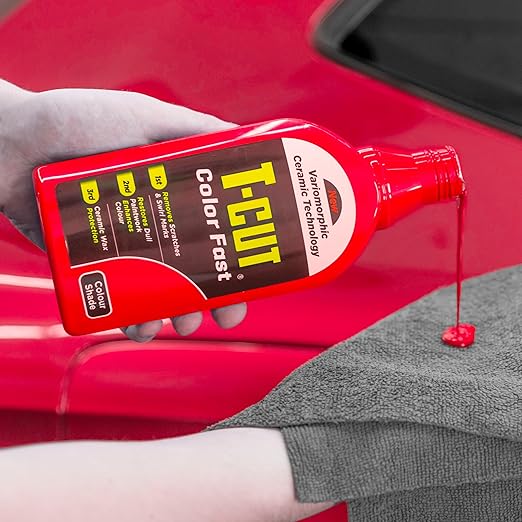 T-Cut Light Red Scratch Remover Color Fast Paintwork Restorer Car Polish - Image 3