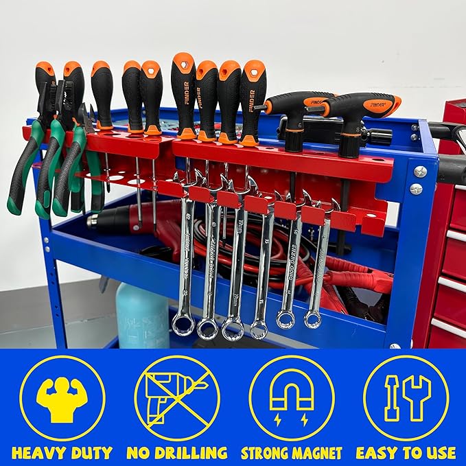 ULIBERMAGNET Magnetic Screwdriver Holder, Magnetic Wrench Holder, Heavy Duty - Image 3