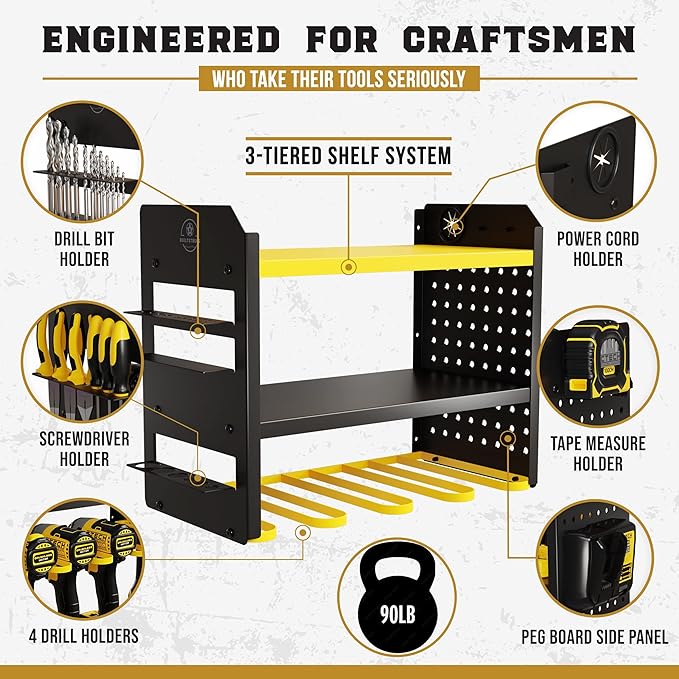 Power Tool Organizer Wall Mount - Image 2