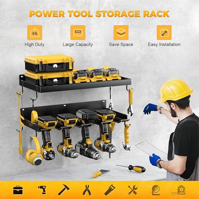 Power Tool Organizer Wall Mount - Image 6