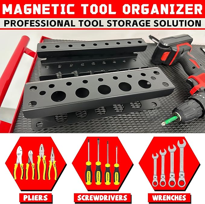 ULIBERMAGNET Magnetic Screwdriver Holder, Magnetic Wrench Holder, Heavy Duty - Image 5