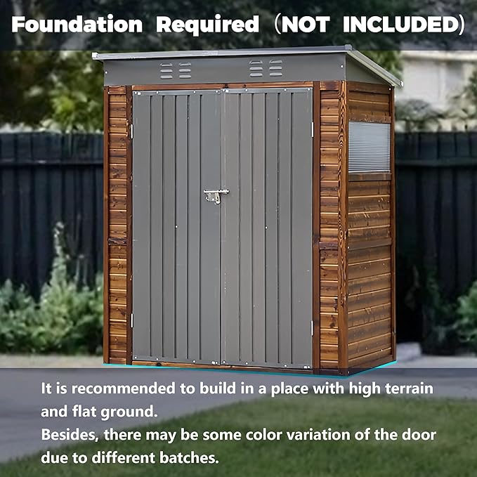 5x3 FT Outdoor Lean to Shed - Image 8