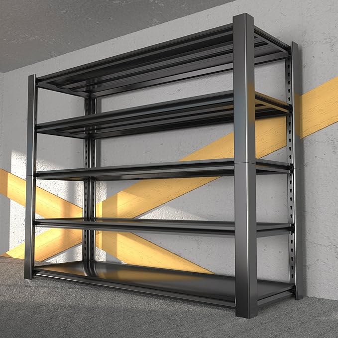 3020LBS Standing Shelf Units 72" H x 48″W x 20" D, Heavy Duty Garage Shelving by WOZBUD
