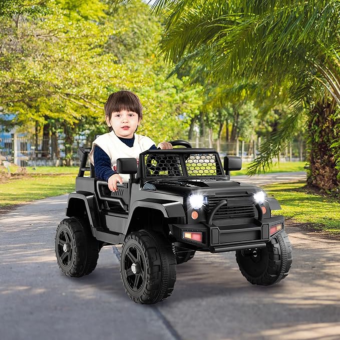 Costzon Ride on Car, 12V Battery Powered Truck Vehicle - Image 9