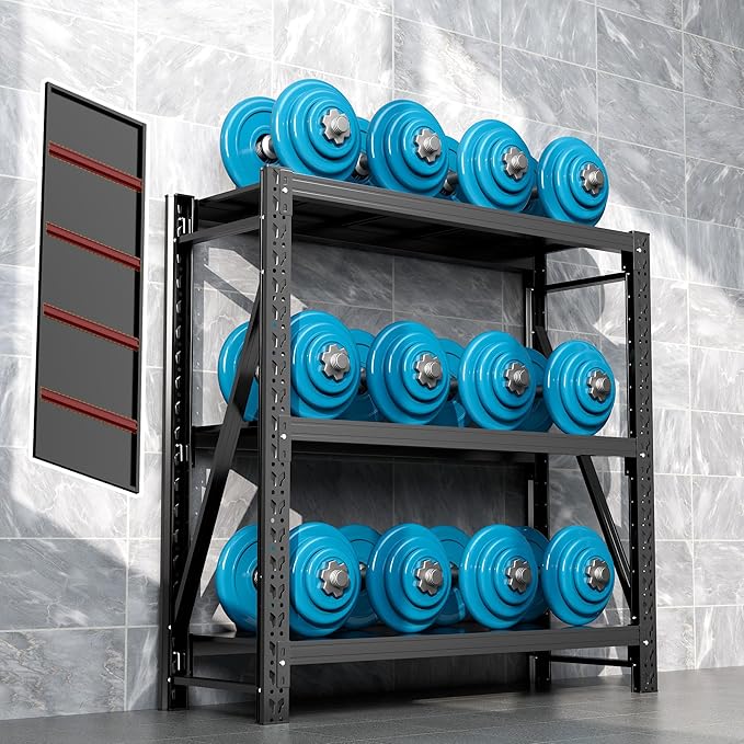 Garage Shelving Unit Rustproof 50“W Heavy Duty Storage Shelves Easy Assembly 3 by Unknown