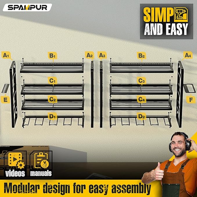Power Tool Organizer, 15 Min Quick Assembly & Max 420lbs load by Heavy Duty - Image 7
