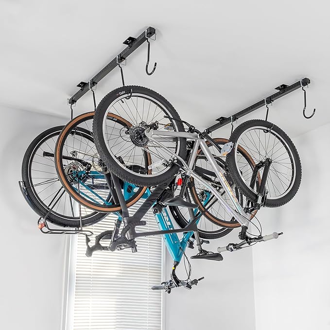 Teal Triangle Ceiling Mounted Bike Rack by TealTriangle