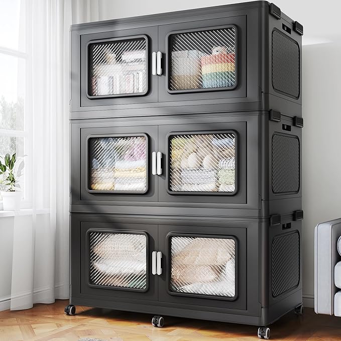 900 Qt Stackable Storage Bin by BROVIEW-EnjoytheArtofLife