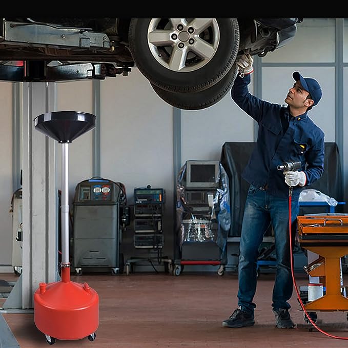 PONO 8 Gallon Portable Upright Oil Drain | Easily Recycle Automotive Waste - Image 6