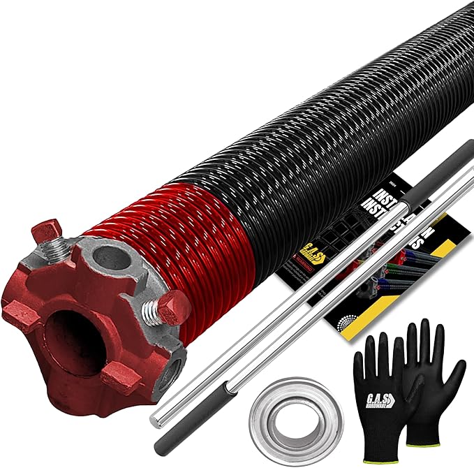 Garage Door Torsion Spring 225x1.75x27 Includes 1” Steel Bearing, Non-Slip by GASHardware