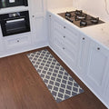 Ottomanson Hallway Runner Rug 20" x 59" Non Slip Trellis Area Rugs Easy to by Ottomanson