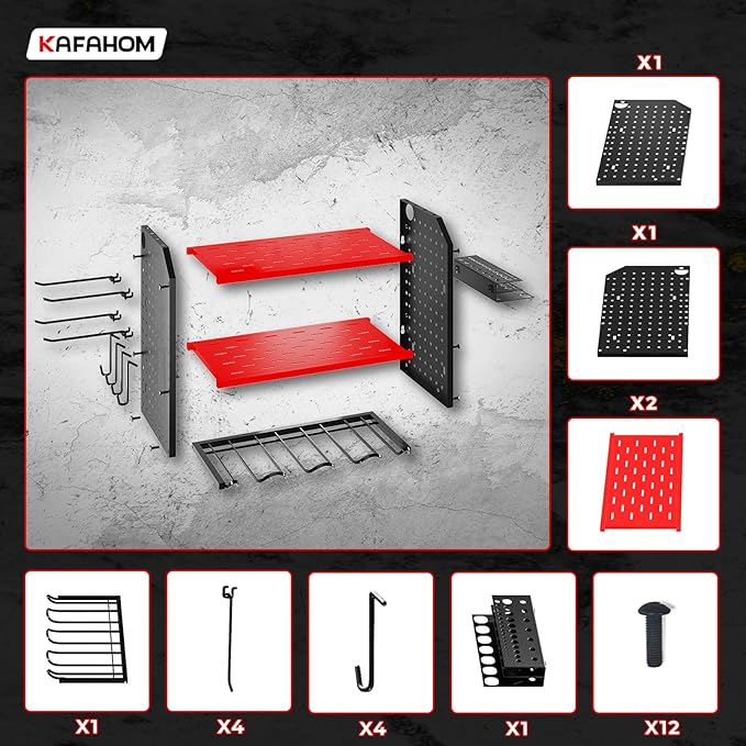 KAFAHOM Power Tool Organizer for Tool Storage, Drill Holder Wall Mount - Image 5