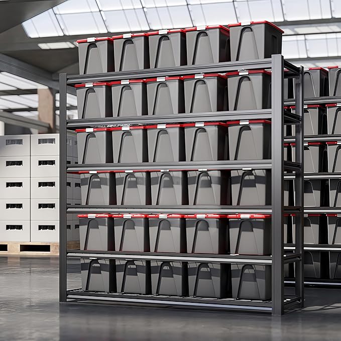 6T 62" W x 24" D x 84" H Garage Shelving Heavy Duty Metal Shelving 4200LBS - Image 4