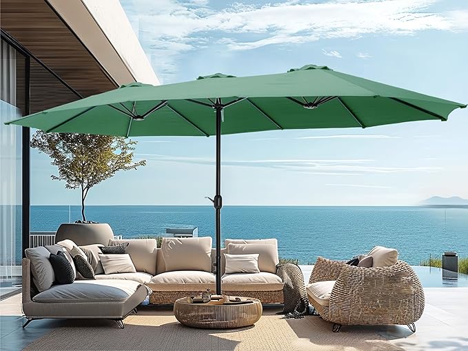 PHI VILLA 15ft Large Patio Umbrellas by PHIVILLAThepioneerofcomfortablehouseholdsupplies