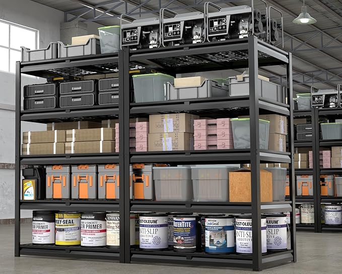 PrimeZone Heavy Duty Garage Shelving 5 Tier Heavy Duty Storage Shelves - Image 8