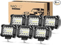 NAOEVO 4 Inch LED Pod Lights, 360W 36, 000LM LED Fog/Driving/Off Road Lights by NAOEVO
