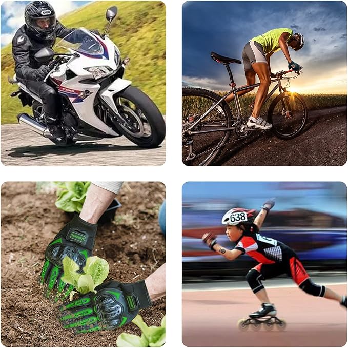 Motorcycle Gloves Touch Screen Full Finger Riding Gloves Knuckle Protection - Image 5