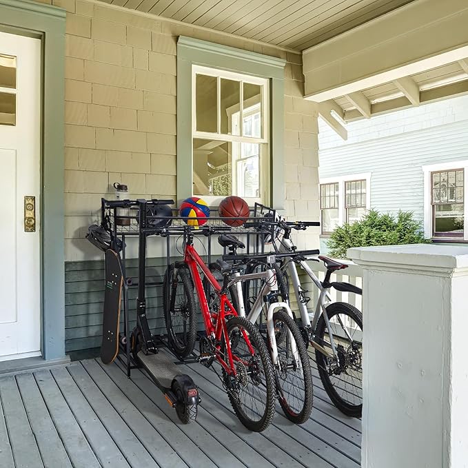 HEALTH LINE PRODUCT 4 Bike Stand, Indoor Bike Storage, Bicycle Rack - Image 8