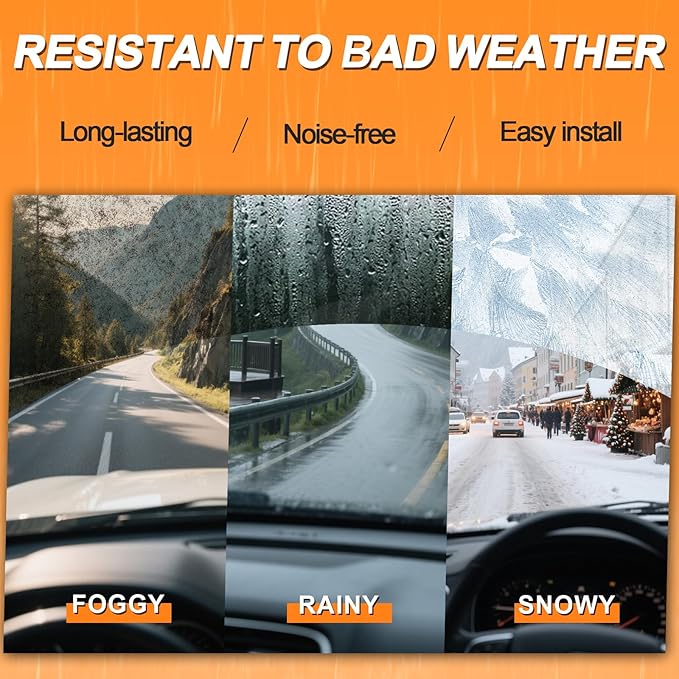 HULADAED® 24'' 19'' 12'' Windshield Wipers Replacement - Image 5