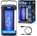 Rogue 2 in 1 Solar Bug Zapper Outdoor and Bug Zapper Indoor Plug in by BellHowell
