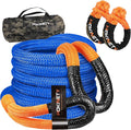 Kinetic Recovery Tow Rope: 1.26" x 30ft 55000LBS Snatch Strap by HOKINETY