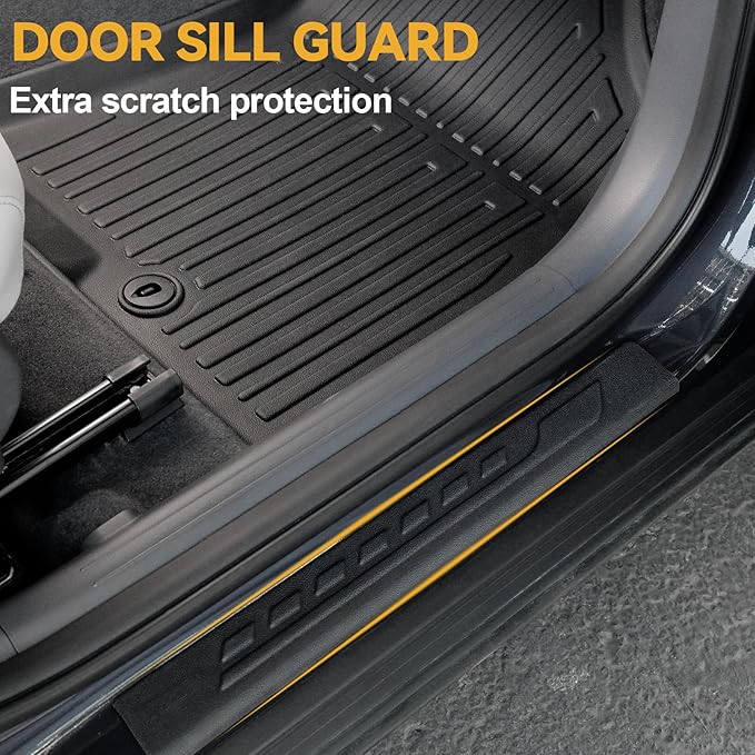 Floor Mats Set for 2024 2025 Hyundai Kona Gas, Full Coverage All Weather Floor - Image 4