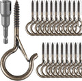 48 PCS Q-Hanger Hooks, Screw Hooks by FSAH
