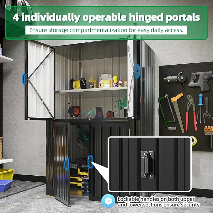 AECOJOY Outdoor Storage Cabinet Waterproof - Image 4