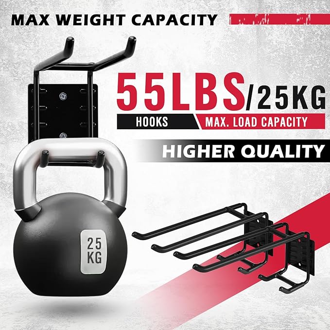 2-Piece 9.4" Heavy Duty Garage Hooks, Sturdy Utility Hooks Holds 55 LB Wall - Image 4