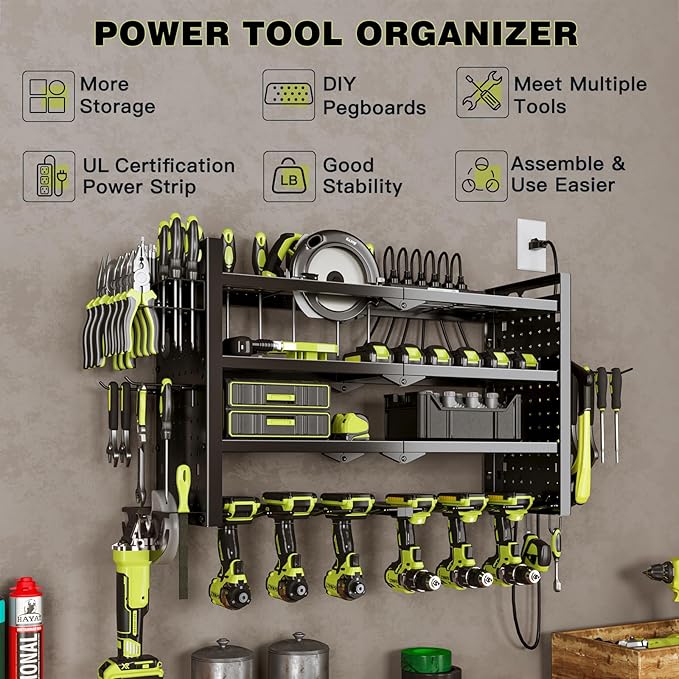 Power Tool Organizer Wall Mount - Image 4