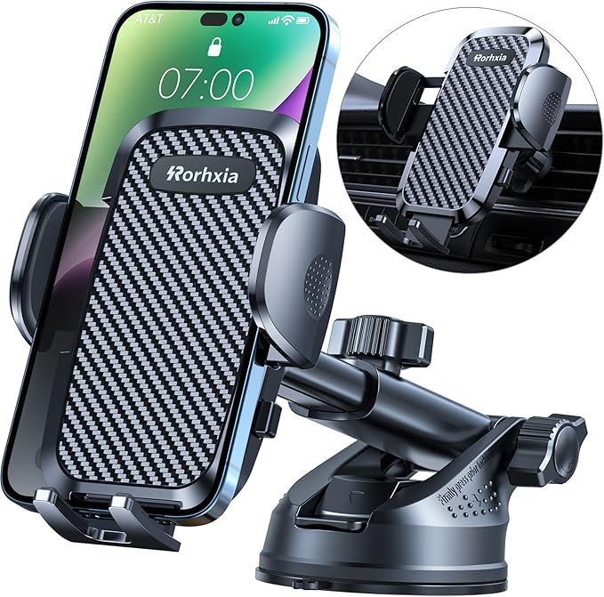 3-in-1 Car Phone Mount by Rorhxia