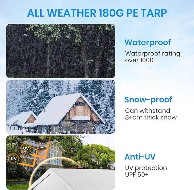 Carport 10x20 FT Heavy Duty, Outdoor Portable Garage - Image 7