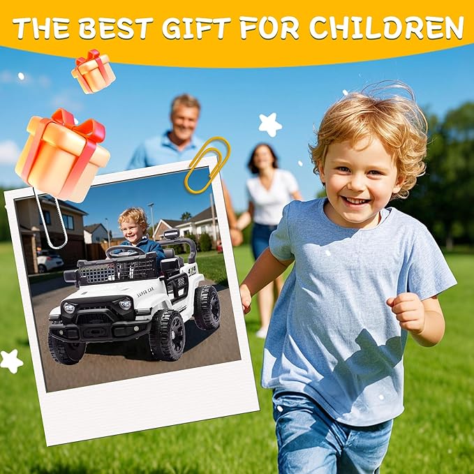 24V Ride on Toys with Parents Control, Ride on TruckCar with Four-Wheel - Image 6