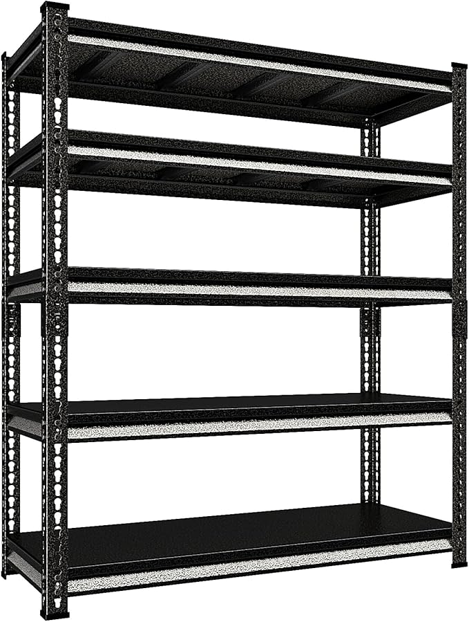 48" W Garage Shelving Heavy Duty，3000LBS Loads Adjustable Garage Storage Shelves by Rufokisa
