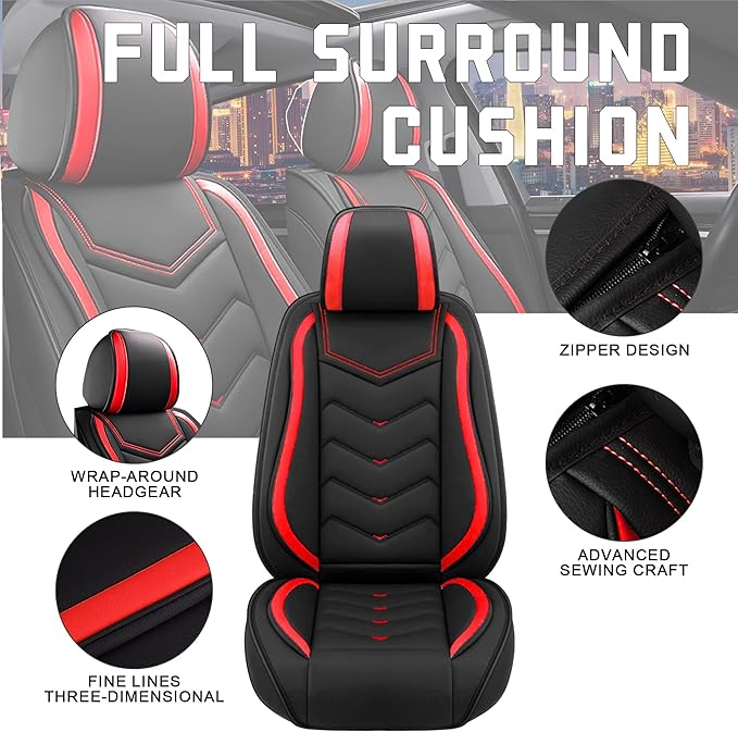 Car Seat Covers for Chrysler Pacifica 2004-2025, Stylish Sport Seat Cover - Image 2