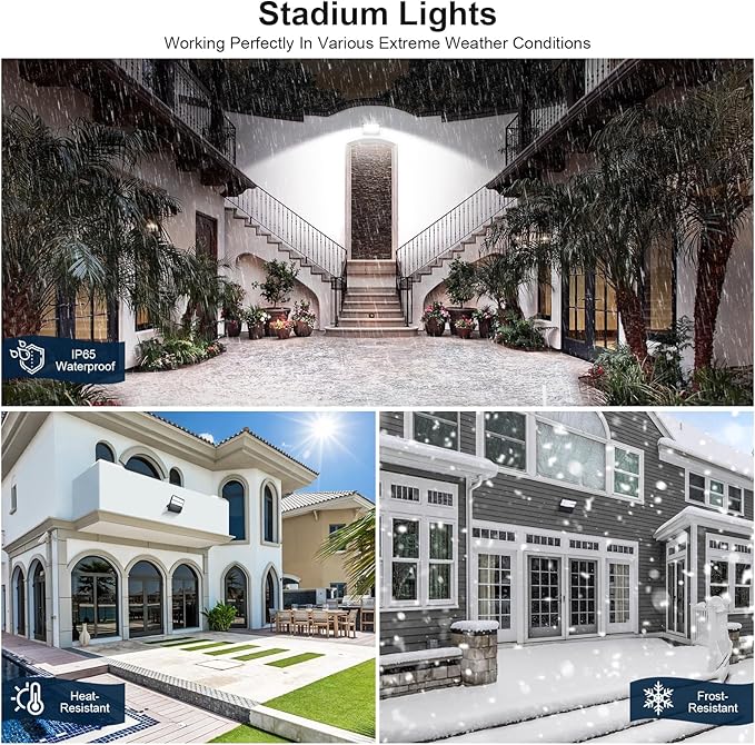 LED Stadium Lights, Extremely Bright 36000 Lumen Outdoor Stadium Flood Light - Image 3
