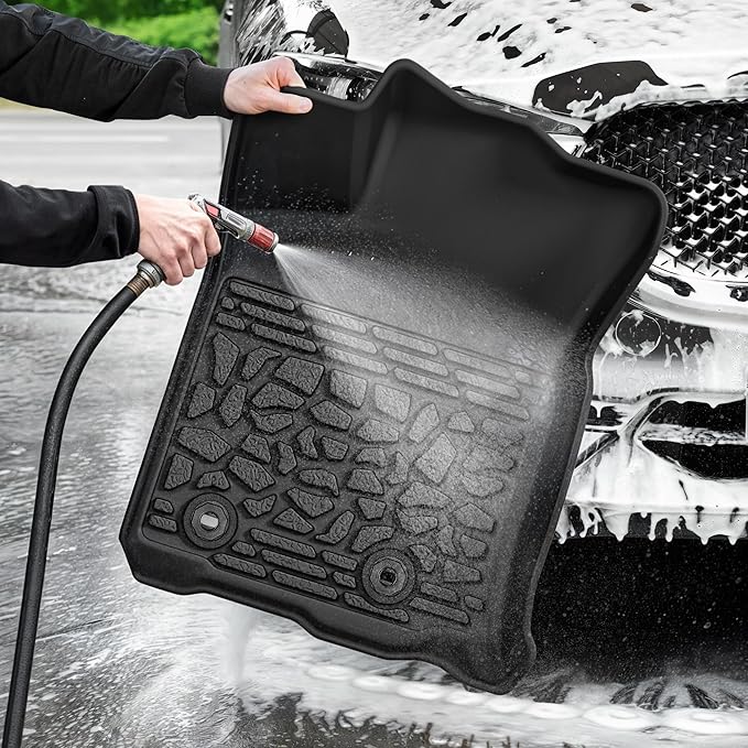 AUTOSAVER88 Floor Mats Fit for Toyota Tacoma Double Cab 2023-2018, Custom Fit - Image 7