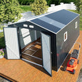 10x12 Metal Shed with Floor Frame Kit & Reinforced Construction by KKnowbody