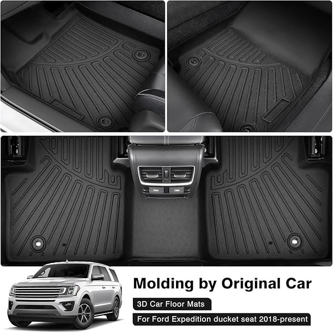 Powerty Floor Mats for 2018-2024 Ford Expedition - Image 2