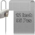 VVOKGO Rebar-Stakes-12-Inch J Hook Galvanized Tent Stakes Heavy Duty, Camping by VVOKGO