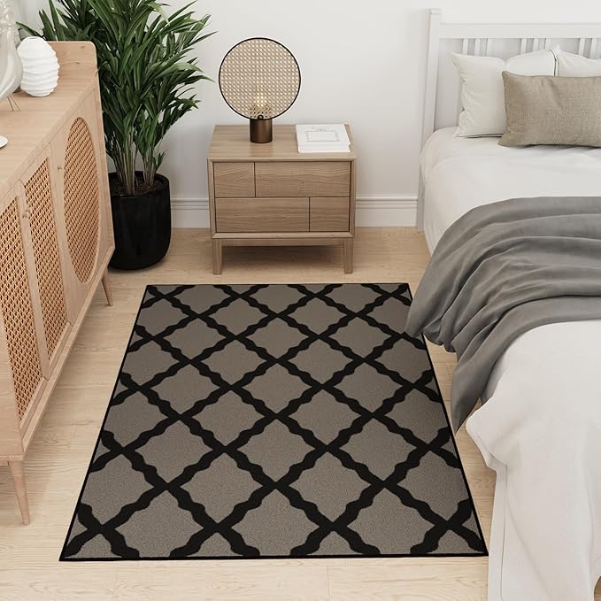Ottomanson 3'3" x 5' Rugs for Living Room Trellis Area Rug for Bedroom - Image 10