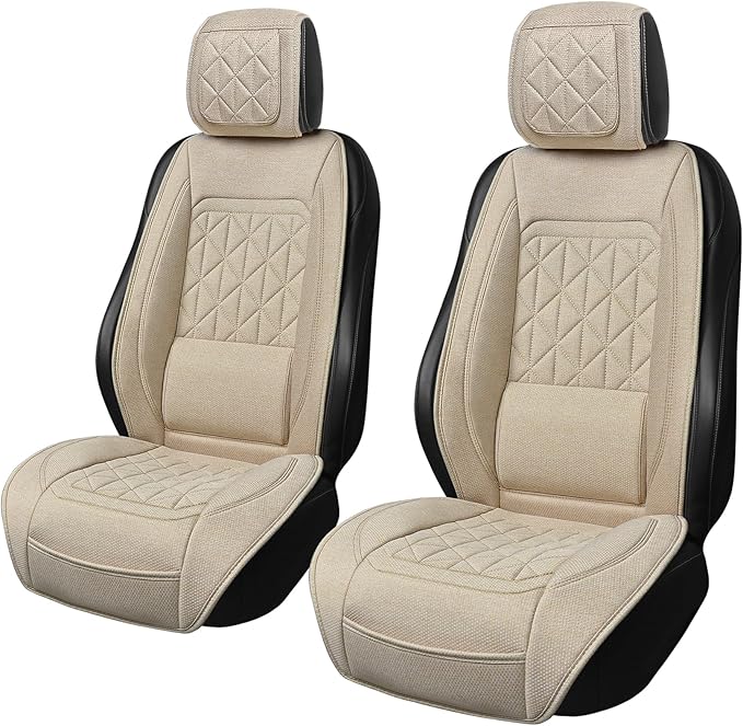 BABYBLU Linen Car Seat Cover for Cars - Image 7