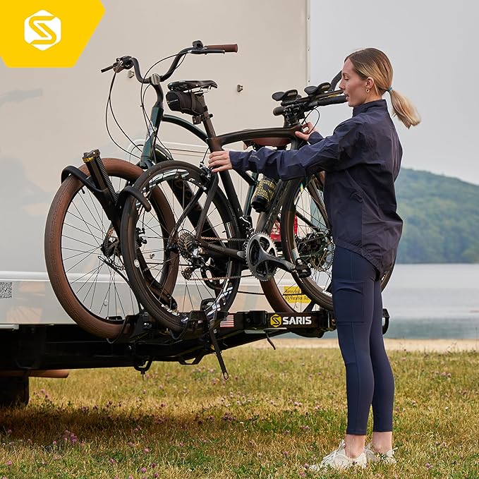 Saris SuperClamp G3 2-Bike HD Hitch Rack – Lightweight Platform Bike Carrier - Image 8